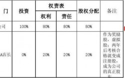 我出项目,伙伴投资,关于股权怎么分配？新项目细则分配