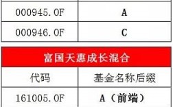 基金代码后面的字母分别代表什么？投资项目代码 含义