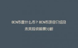 cn是什么货币？(bcn币教程)