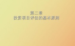 项目评估的基本原则？项目评估遵循