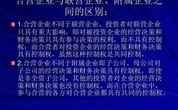 企业并购和企业联营区分？联营项目汇报