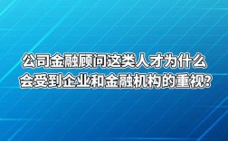 金融顾问到底是个什么意思，是做什么的？金融项目顾问机构