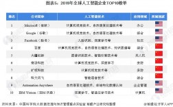 国际人工智能龙头企业排名已有的智能项目