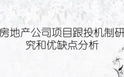 项目跟投的优缺点？公司跟投项目