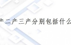 一产二产三产分别包括什么？项目一产二产