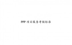 PPP建设标准和要求？ppp项目资规范
