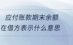 应付账款如果出现借方余额怎么办？求应付项目余额