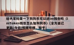 ae币可以放到imtoken吗？狗狗币钱包地址在哪儿