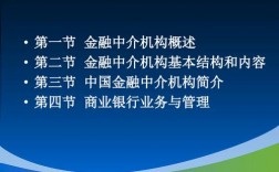 金融中介机构都包括什么？金融中介项目