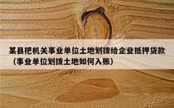 事业单位划拨土地转让政策？国企转让 项目