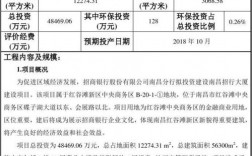 项目评估报告的主要附表包括？项目收益评估报告公司