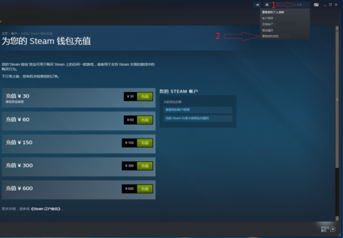 steam怎么充6元？pc端钱包充值-图3