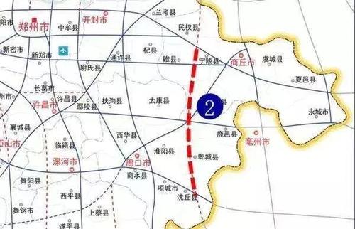 平漯周高速公路淮阳至郸城段什么时间开工？中原高速在建项目-图1