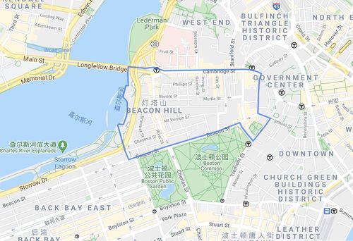 华远波士顿到地铁1号线的距离是多少？波士顿地铁项目-图1