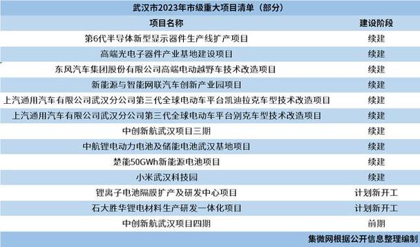 2022年武汉黄陂重大项目清单？批产项目-图1