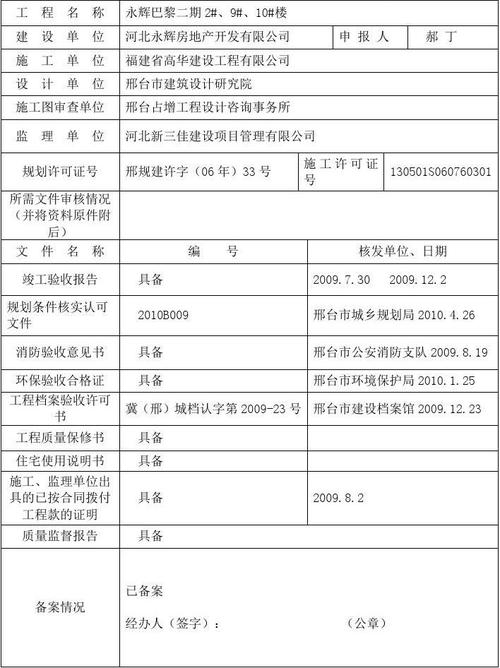 竣工备案查询网站？备案项目名称-图2