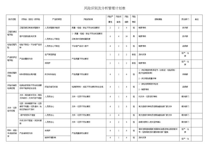 家庭抗风险能力标准划分？项目计划书风险管理-图1