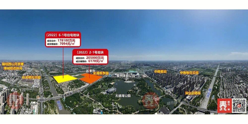 泰州深业集团在泰州体育公园路南拿地了吗？拿地项目公司-图1