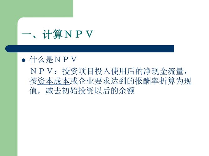 NPV什么意思？项目的npv-图1