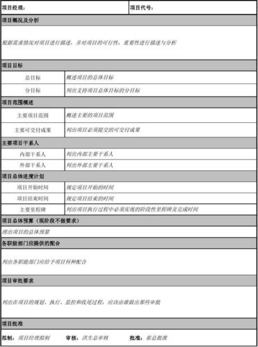 发布项目章程与立项的区别？项目建设章程-图3