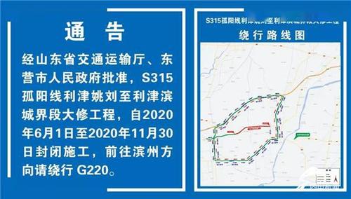 山东s315省道起点和终点途经地方？利津拟建项目-图1