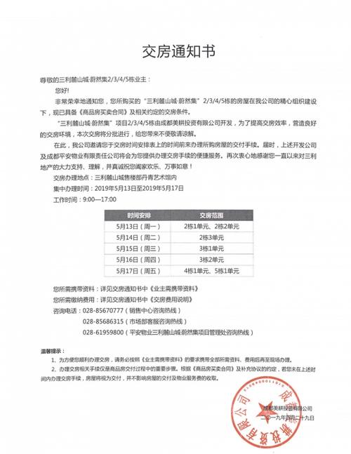 售楼部发的房屋交付催告函是什么意思？项目交付函-图1