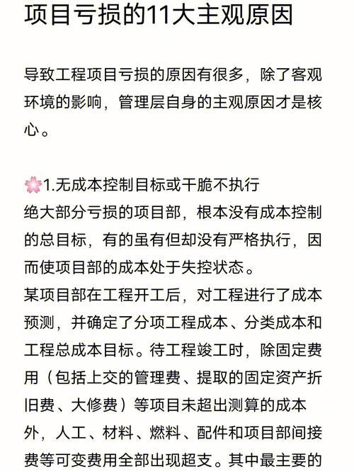 项目经理亏损怎么办？项目亏损措施-图3