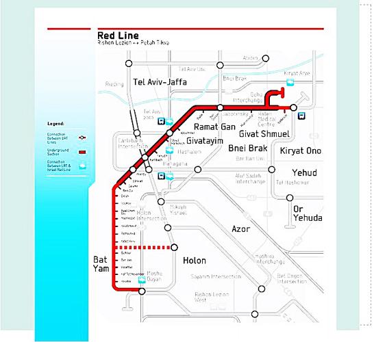 12345线城市划分标准？特拉维夫轻轨项目-图2