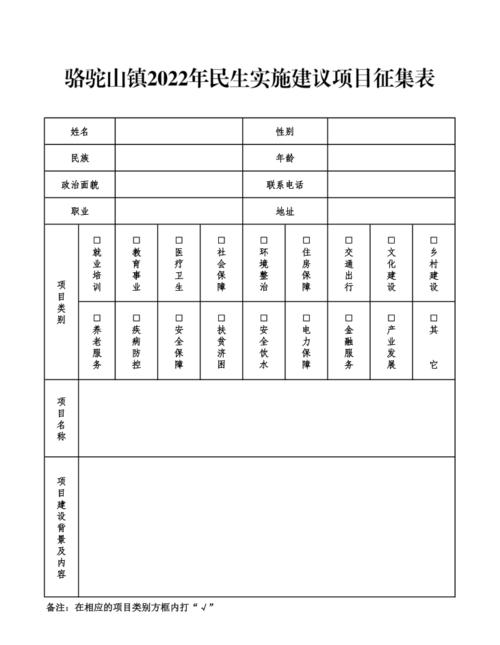 民生实事建议项目征集表怎么填？项目征集方法-图3