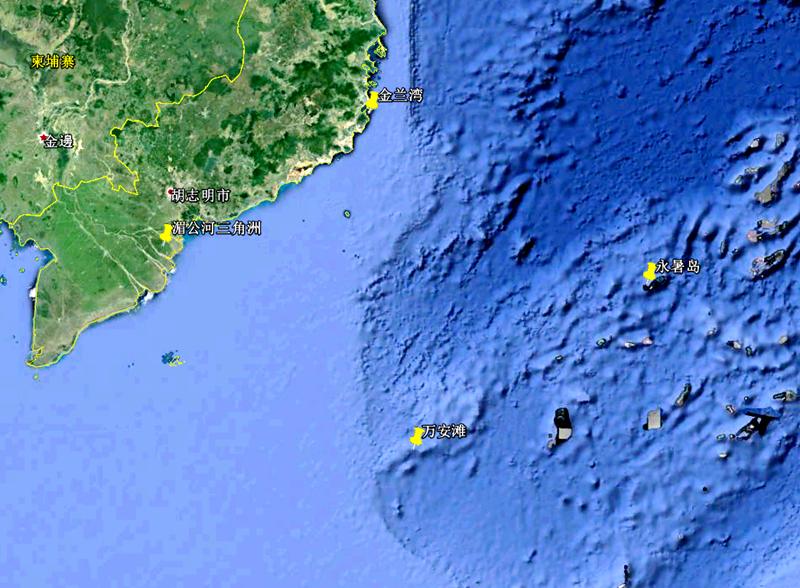 万安滩有高出水面的陆地吗？泛海特高压项目-图2