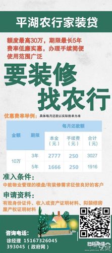 农业银行装修贷怎么刷出来？项目融资贷款农行-图3