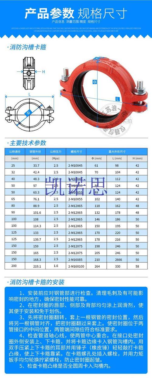 消防卡箍159和165通用吗？此项目大于159-图1