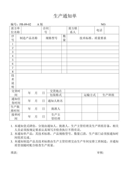 生产通知单应该哪个部门填写项目准予生产通知-图3