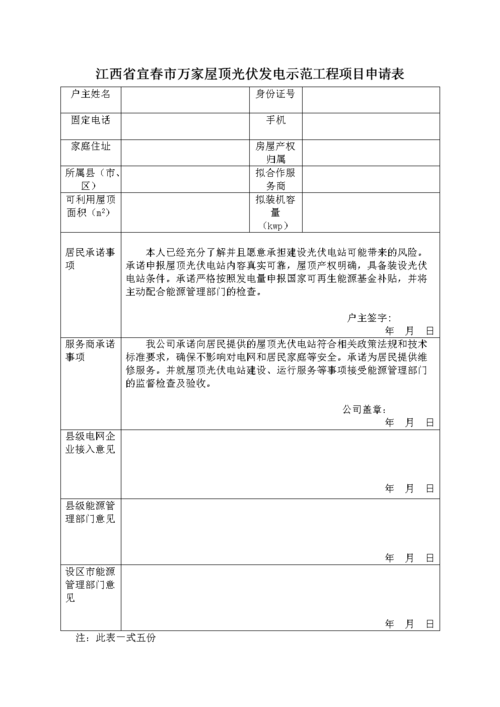 光伏项目申请流程？申报项目概况表-图3