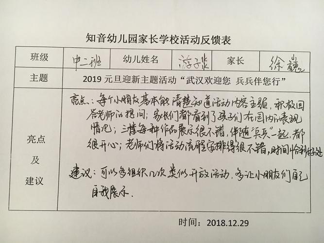 幼儿园家访反馈怎么写？项目问题反馈单-图1