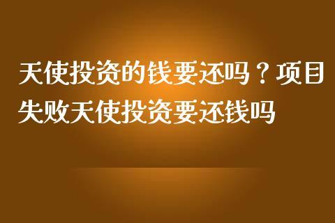 创业有自己的想法项目，但是没有启动资金，可以找天使投资吗？天使投资谈判项目-图3