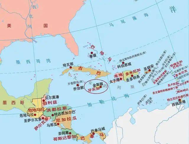 牙买加在世界地图的哪个位置？牙买加南北公路项目-图1