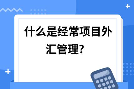 什么是外汇经常项目？外汇非经常项目-图2