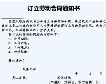 员工不签劳动合同,把公司给告了,该怎么办？项目投资实施协议-图2