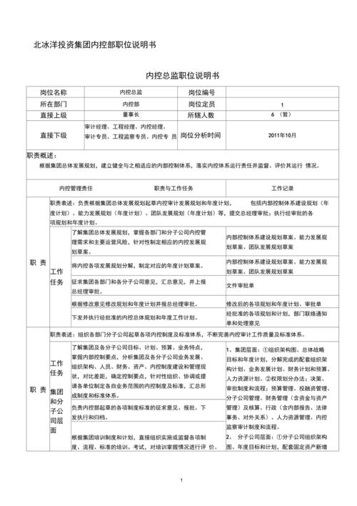 内控安全岗位职责？项目内控人员职责-图3