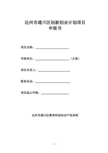 创业项目报告包括哪些内容？新项目报告表-图1